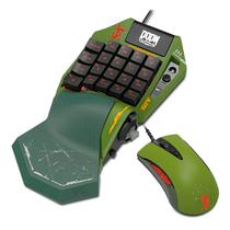 Mouse e Teclado Hori Tac Pro Type M2 Doom Edition PS4-162U para PS4 - (Caixa Danificada)