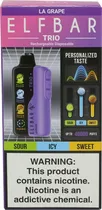 Vape Descartável Elf Bar Trio La Grape 40000 Puffs