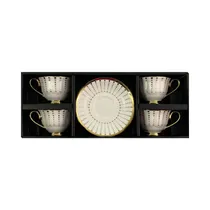 Juego de Tazas Con Plato Concepts 087-171000 8 Piezas