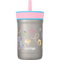 Vaso Termico Contigo Kids Leighton com Canudo - Blue Raspberry Butterflies 354ML