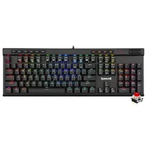 Teclado Gamer Mecanico Redragon K580RGB-Pro Vata Pro Wireless / RGB / Red / Ingles - Preto