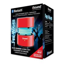 Caixa de Som Fire Waves Isound - Vermelho