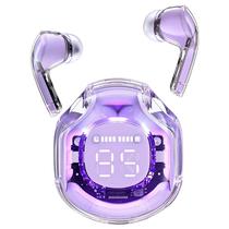 Fone de Ouvido Acefast T8/AT8 Crystal 2 TWS Earbuds / Bluetooth - Alfalfa Roxo