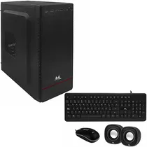 Gabinete Mtek Barebone DK04 com Fonte + Speaker + Teclado Espanhol + Mouse - Preto