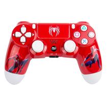 Controle Play Game Dualshock 4 Spider Man Sem Fio para PS4 - Vermelho