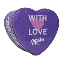 Bombom Milka Oreo Lata Coração X6 114G