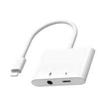 Adaptador Wiwu LT01 Pro 2 En 1 Blanco