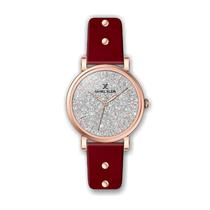 Relogio Analogico Feminino Daniel Klein Premium DK.1.12451-2 - Rosa Ouro e Vermelho