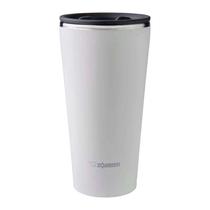 Copo Termico Zojirushi Inox com Tampa A Vacuo Branco 450ML