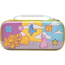 Case Protetor Powera Mushroom Kingdom Light Pink para Nintendo Switch - (PWA-A-10161)