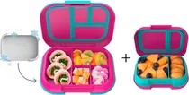 Kit de Lancheira Escolar Bentgo Lunch & Snack Bundle - BGCHSNK-F Fucsia (2 Peças)
