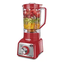 Liquidificador Mondial L-1200 Ri Turbo Inox Rojo 3L 220V