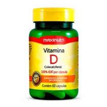 Maxinutri Vitamina D 60 Cápsulas
