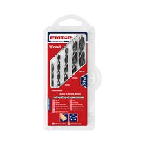 Kit Brocas para Madera Emtop EWDBB15055 5 Piezas