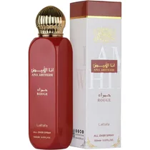 Spray Corporal Lattafa Ana Abiyedh Rouge - Feminino 150ML