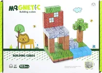 Cubos Magnéticos de Construção Magnetic Chuang Huang - CH1273 (103 Pçs)