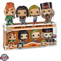 Funko Pop Dragon Ball Z 4PACK Android 16/Android 17/Android 18/DR.Gero