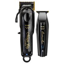 Barber Combo Wahl Black Magic Clip + Detailer 5 Star Set Cordless Clipper + Trimmer