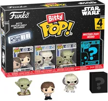 Bonecos Han Solo/ Wampa/ Degobah Yoda - Star Wars Funko Bitty Pop! 4 Pack