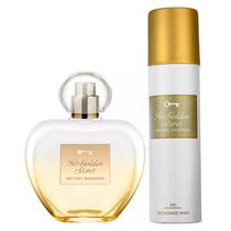 Kit Perfume e Desodorante Antonio Banderas Her Golden Secret - Feminino - 80ML + 150ML