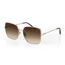 Oculos de Sol Feminino Daniel Klein DK4322-2 / Estilo Tamanho Grande - Dourado/Marrom