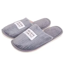 Pantufa Felpudo com Laço - Tamanhos 38 Al 42 - Cinza