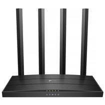 Roteador TP-Link Archer C6 AC1300 Dual Band / 2.4GHZ / 5GHZ / 4 Antenas - Preto