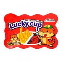 Palitinhos com Chocolate Las Delicias Lucky Cup com 24 Unidades