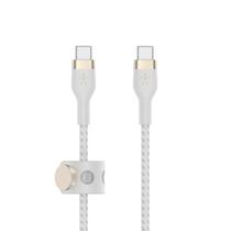 Cabo Belkin USB-C para USB-C CAB011BT2MWH / 2 Metros - Branco