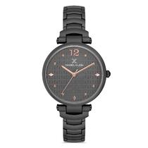 Relogio Analogico Feminino Daniel Klein DK.1.12751-6 Premium Ladies / Pulseira de Aco Inoxidavel - Preto