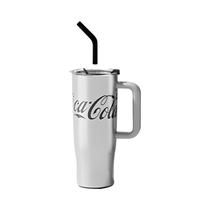 Vaso Termico Coca Cola NS1200B1 Con Pajita 1200ML Gris