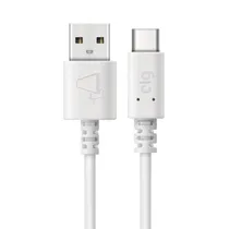 Cabo Elg USB A USB Tipo-C 3A 15W - 1 Metro Branco