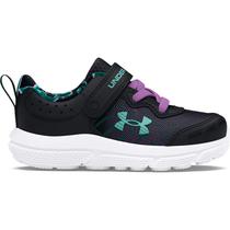 Tenis Under Armour Infantil Feminino Assert 10 Ac Printed 24 Preto - 3027408-001