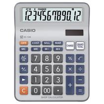 Calculadora Casio DC-12M-W-DP / 12 Digitos - Cinza