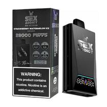 Pod Descartavel Sex Addict Black S280 Strawberry Watermelon Ice 28.000 Puffs