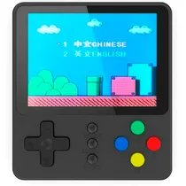 Console Portátil Game Boy Game Box K5 Plus + Controle 500 Jogos Tela 3.0 - Preto