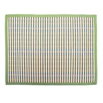 Individual de Mesa de Bambu Verde c/ Beige 40X30CM