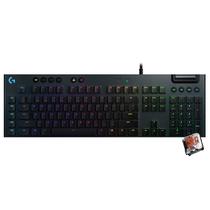 Teclado Gamer Mecanico Logitech G815 GL Tactile USB / RGB / Ingles - Preto (920-008984)