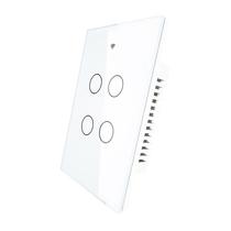 Interruptor Smart Touch Moes Zigbee ZS-US4-WH-MS - 4 Interruptor White