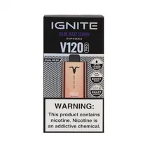 Dispositivo Descartavel Ignite V120 Pro 12000 Puffs Rose Gold Blue Razz Lemon