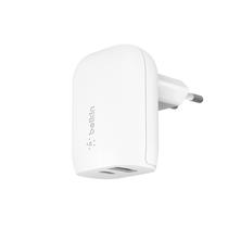 Carregador de Parede Belkin 37W USB-C PD PPS USB-C 25W-USB A 12W Branco - WCB007VFWH