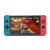 Consola Game Portatil X70 / 7" / TF Card 64GB / + 5000 Jogos / 3000MAH / 5V / 1.5A - Vermelho/ Azul