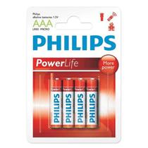 Pilha Alcalina Philips AAA / 4 Unidades - (LR03-P4B/97)