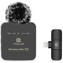 Microfone Puluz PU645B Wireless Lightning (1TX+1RX)