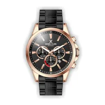 Relógio Analógico Masculino Daniel Klein Exclusive DK.1.12423-4 - Rosa Ouro e Preto