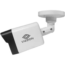Câmera de Vigilância Vizzion VZ-Ipbd IP FHD Bullet Lente Cmos 1/4" de 2.0MP 2.8 MM - Branco / Preto