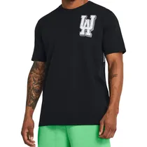 Camiseta Under Armour Masculino Chrome Short Sleeve XL Preto - 1382832-001