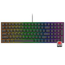 Teclado Royal Mecanico RK100 RGB s/f Black SW Red Switch Red