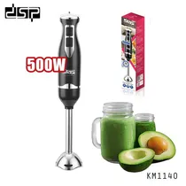 Mixer KM1140 de Mano 500W de 2 Velocidades, Negro 220V