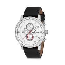 Relógio Analógico Masculino Daniel Klein Exclusive DK12103-5 - Preto e Prata